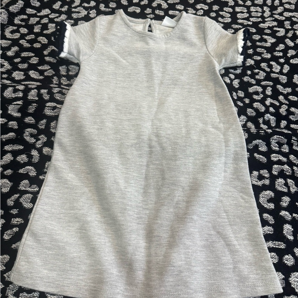 Zara girls Gray Dress 7